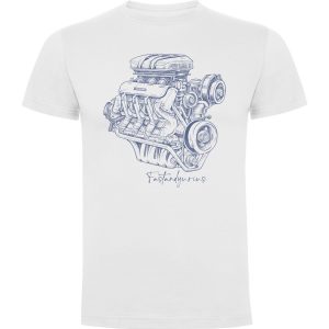Camiseta Motor - Blanca